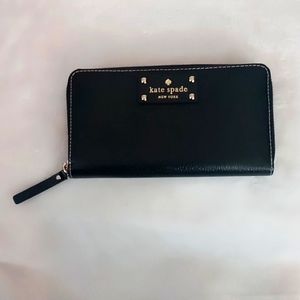 Kate Spade black 100% leather